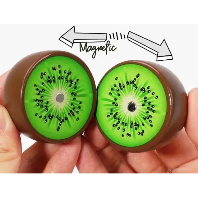 Set Fructe Magnetice din Lemn – Lădiță cu Fructe și Cuțit