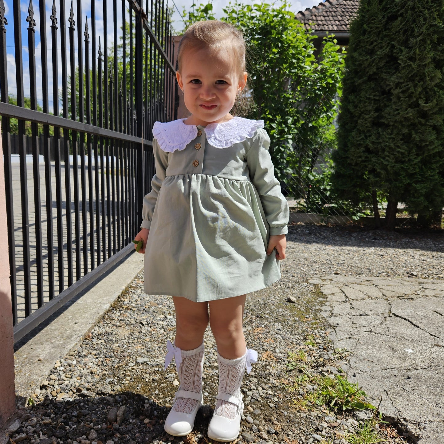 Rochita fetite verde 1-6 ani