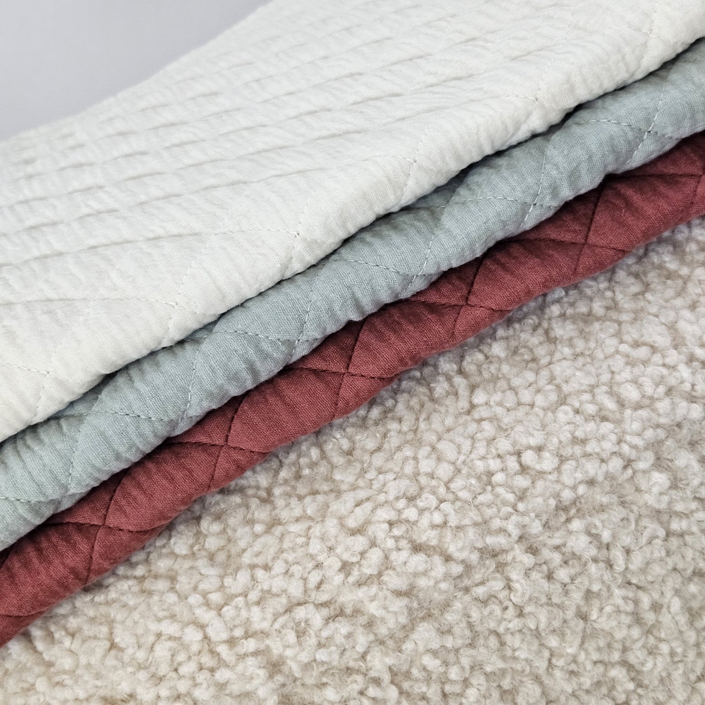 Paturica Bebelusi Din Muselina Matlasata 75x75cm