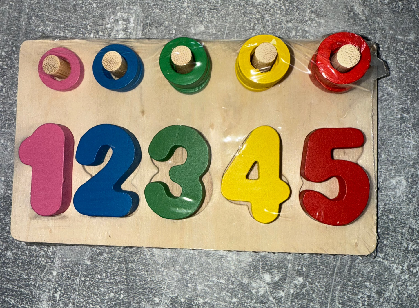 Abac din lemn - Numărătoare până la 5