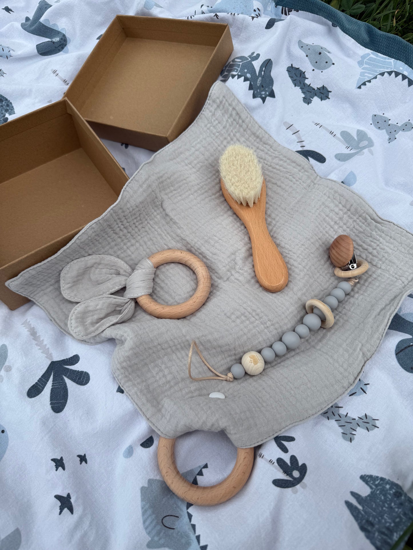 Set cadou nou-născuți - Gri