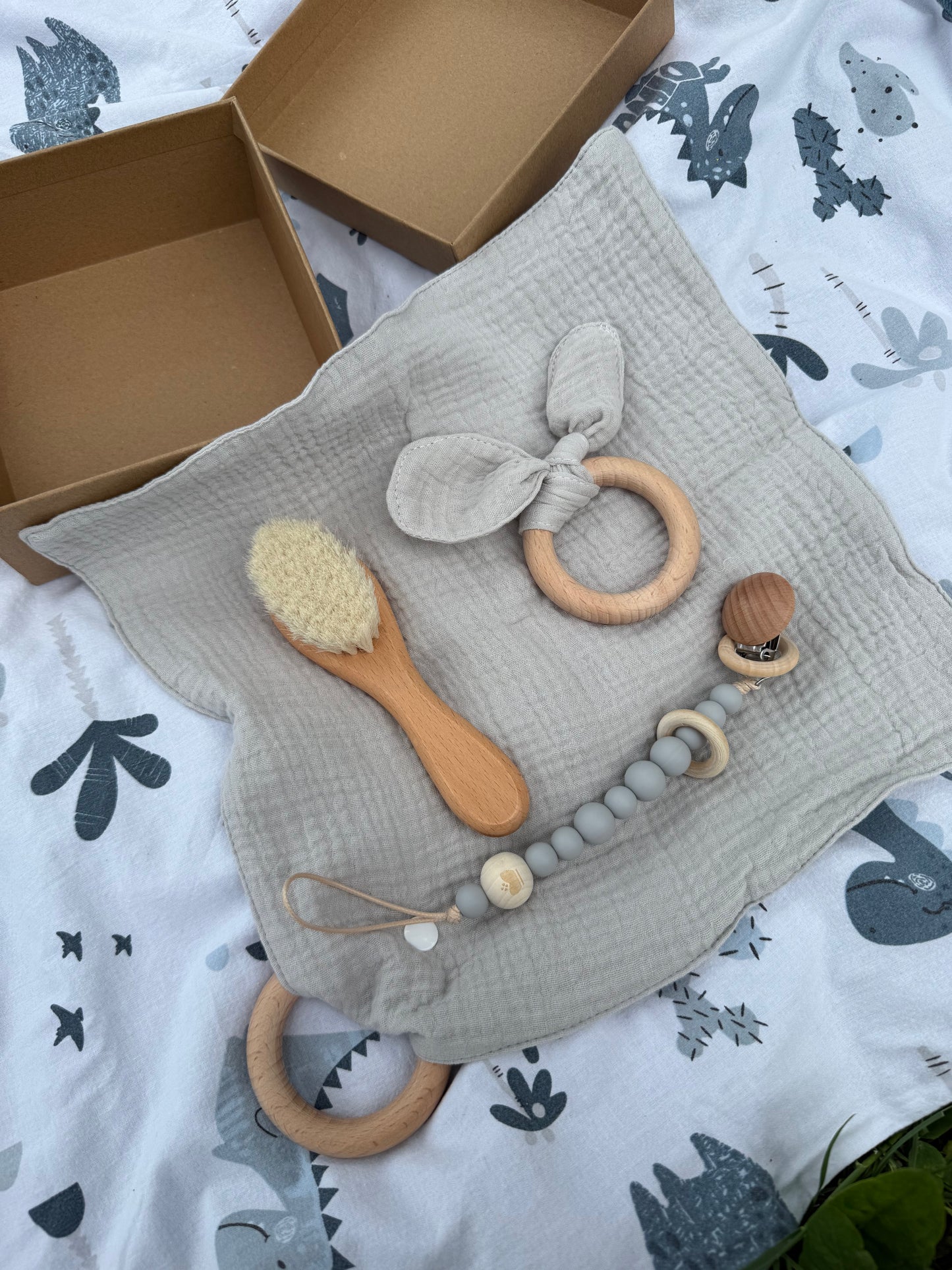 Set cadou nou-născuți - Gri