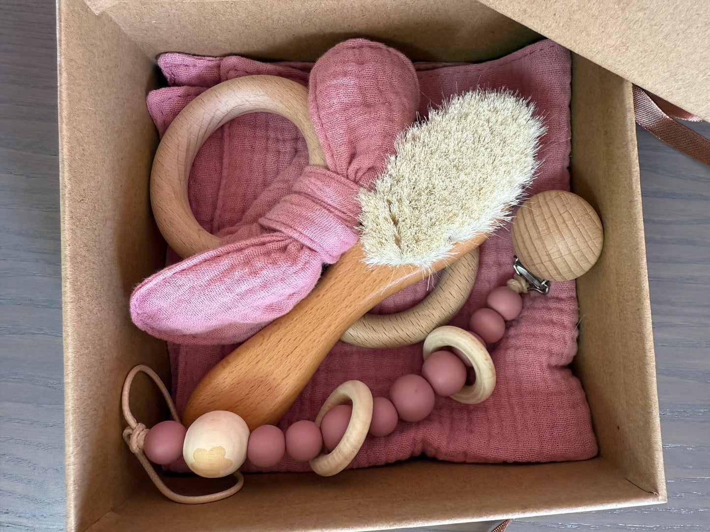 Set cadou nou-născuți - Roz