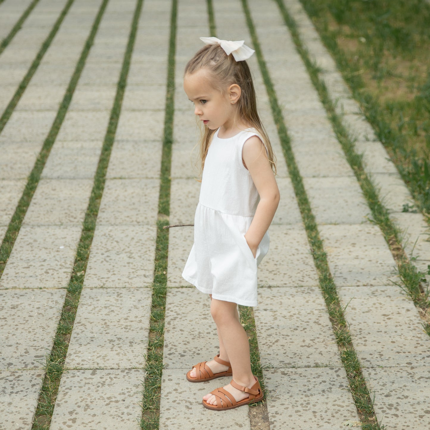 Salopeta cu buzunare fete