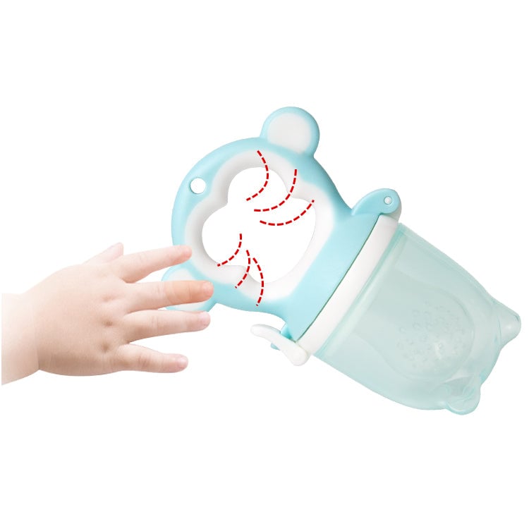 Alimentator pentru Fructe și Legume| Silicon, 15x6.5 cm, albastru