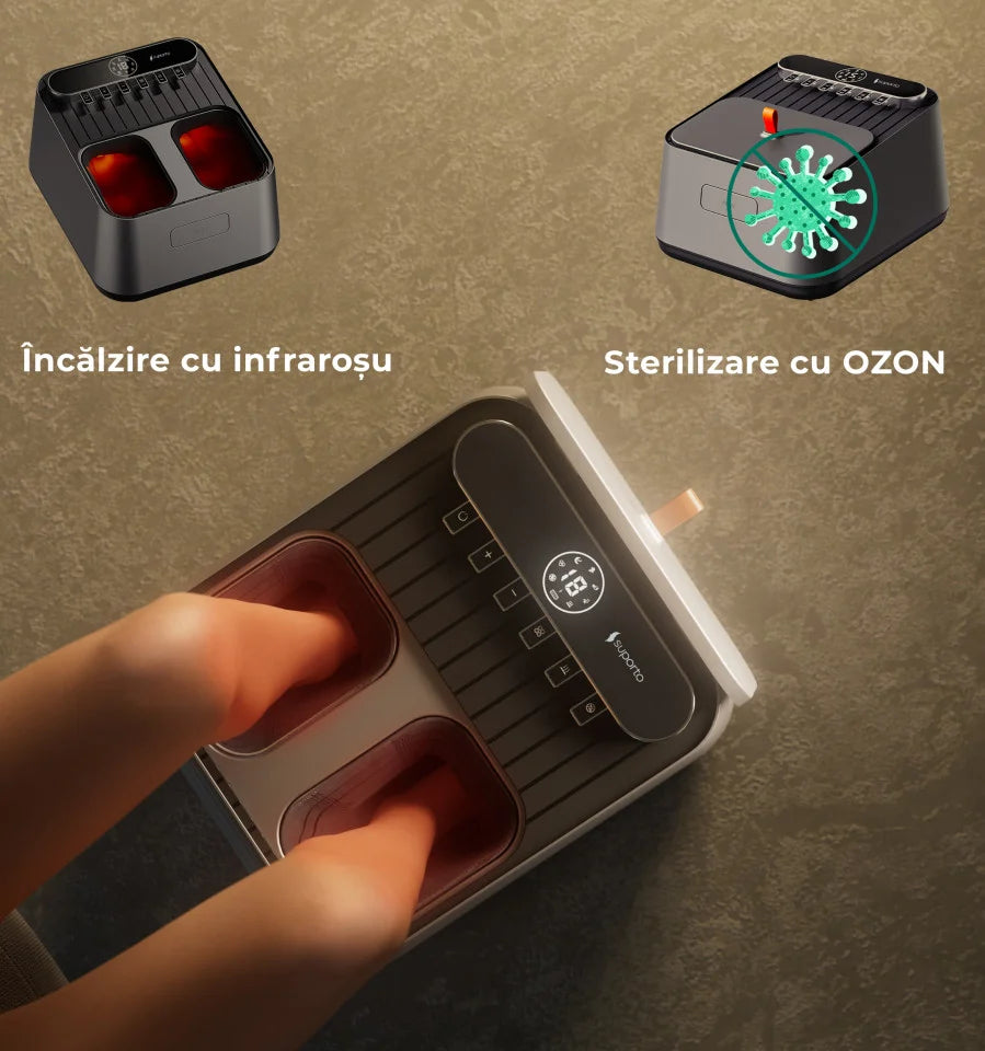 Aparat Masaj Gravide pentru Picioare, Aparat pentru Masaj de relaxare, Masaj talpi si Sterilizare cu Ozon
