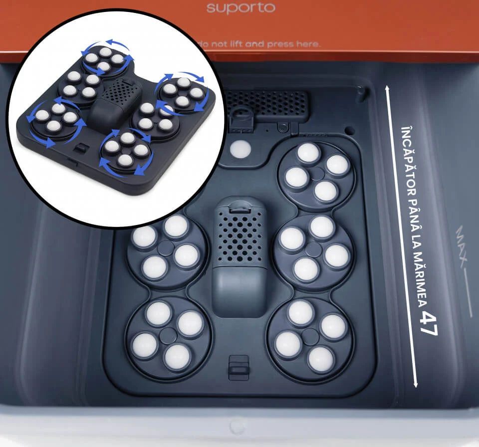 Aparat Masaj Gravide pentru Picioare, Cadita Hidromasaj Pentru Picioare, Aparat Pedichiura Cu Masaj Si Sterilizare Cu Ozon