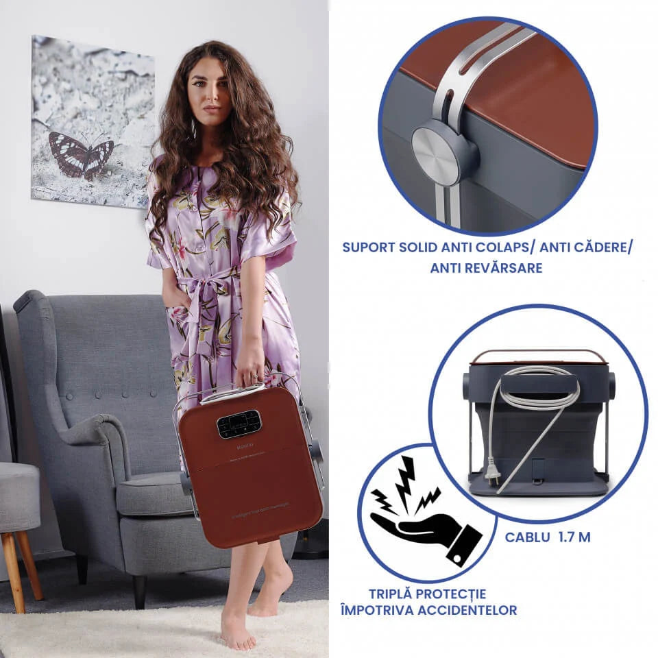 Aparat Masaj Gravide pentru Picioare, Cadita Hidromasaj Pentru Picioare, Aparat Pedichiura Cu Masaj Si Sterilizare Cu Ozon