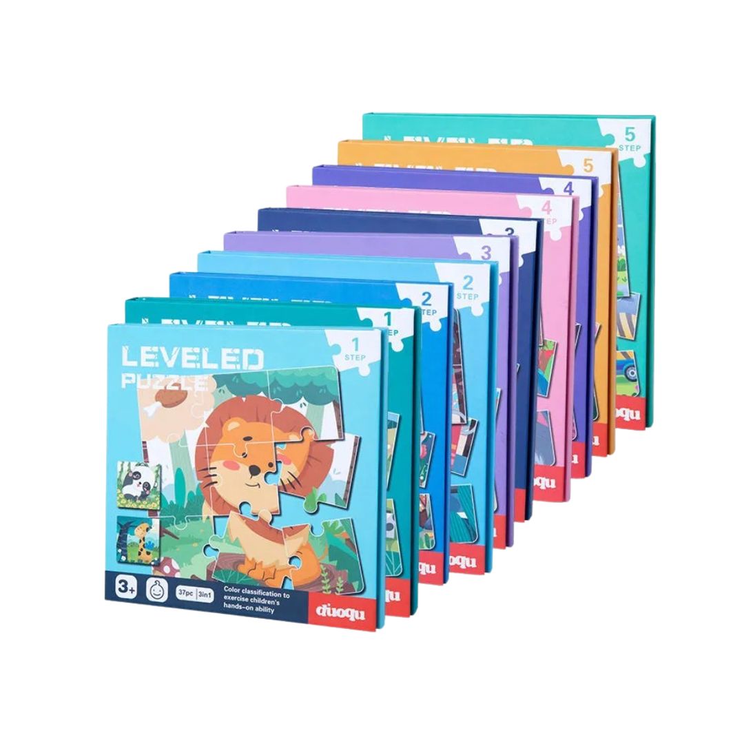 Carte puzzle 3 în 1, 10 tematici variate
