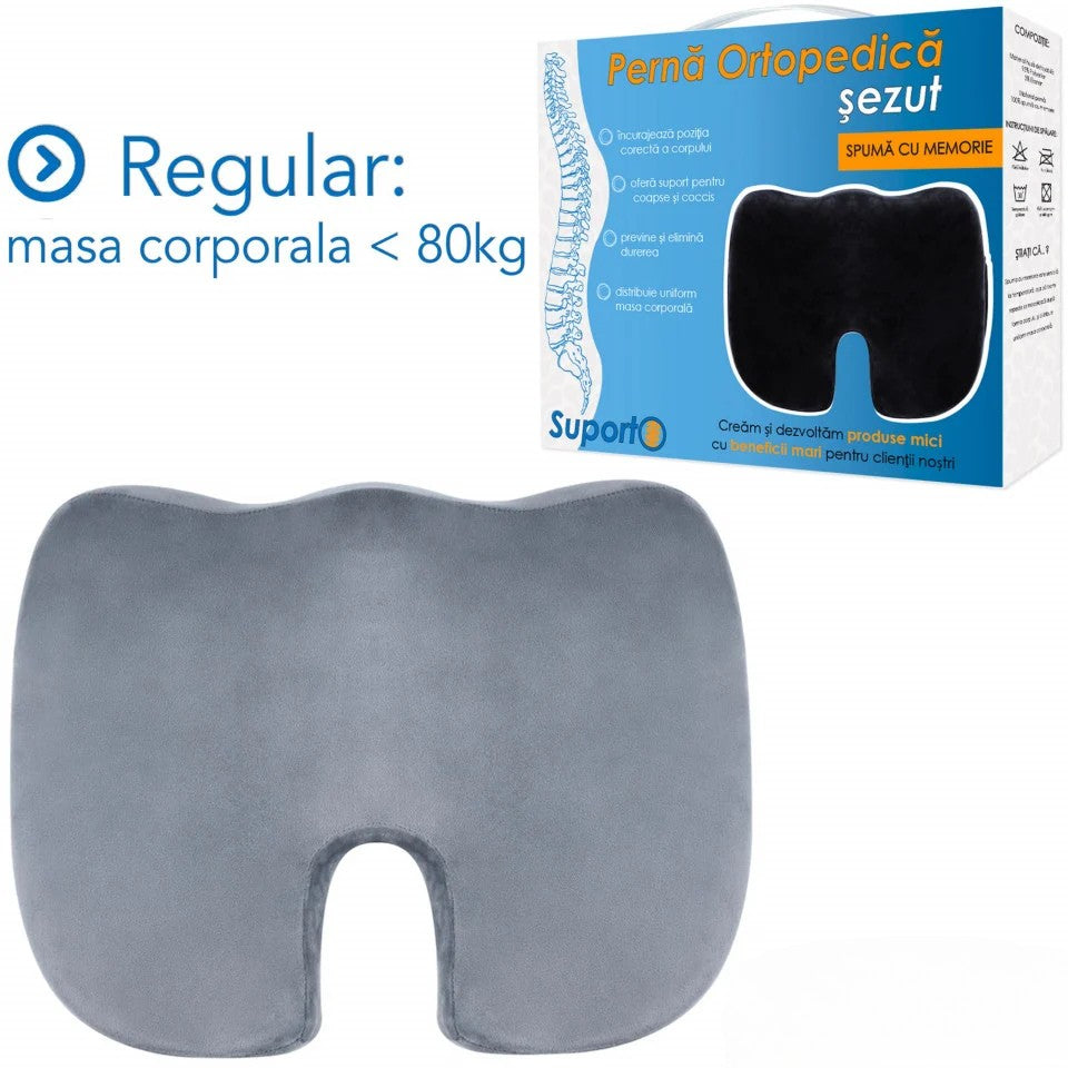 Perna de șezut pentru gravide | Perna Ortopedica Sezut Coccis pentru Scaun