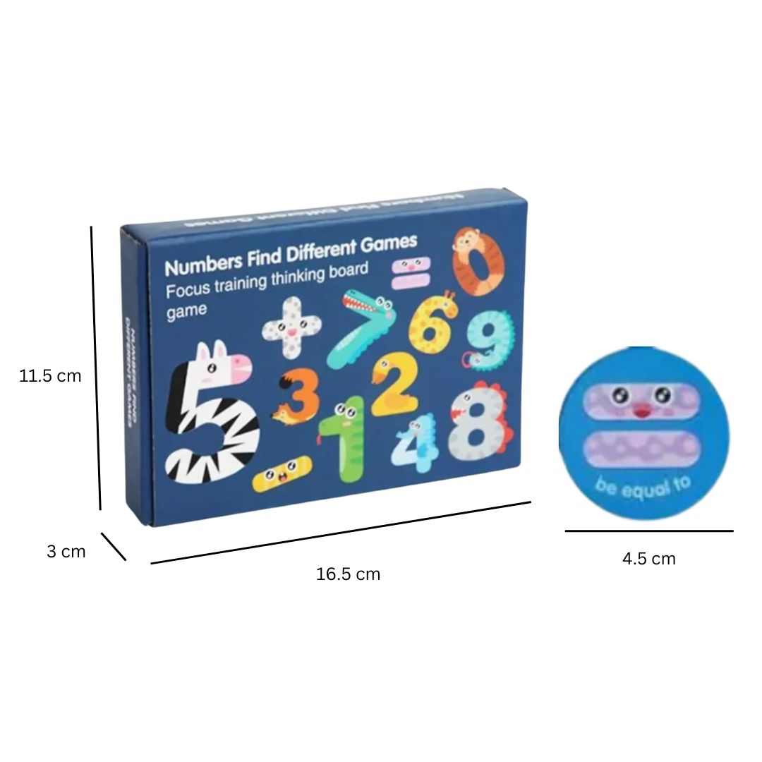 Găsește numerele pereche, Joc de memorie, 28 piese