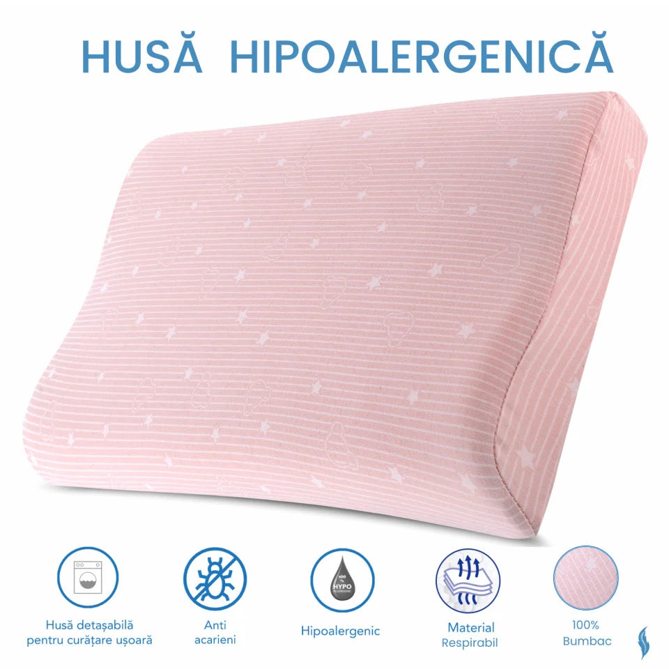 HUSA de schimb / Fata de perna - pentru Perna Copii Toddler - Roz - Bumbac 100%