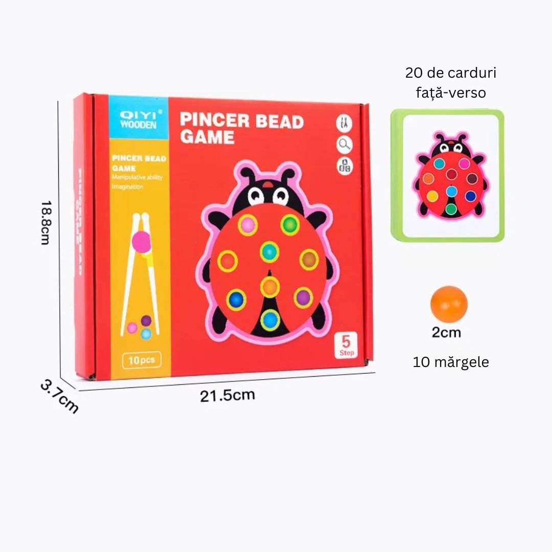 Joc Educativ de Clasificare a Culorilor și Motricitate – Gărgărița, 3 ani+