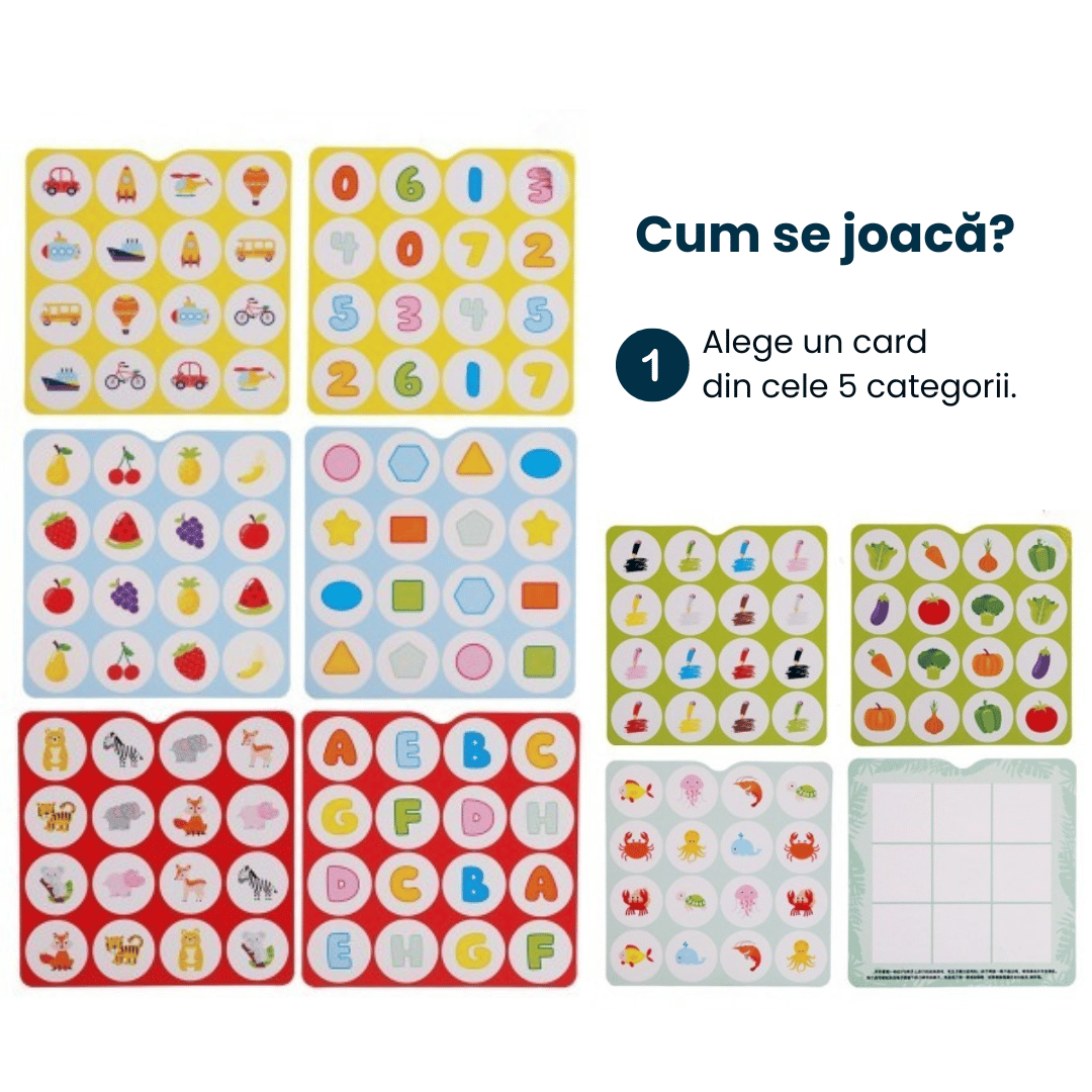 Jocul magic al memoriei, 3 ani+