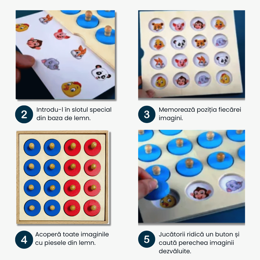 Jocul magic al memoriei, 3 ani+