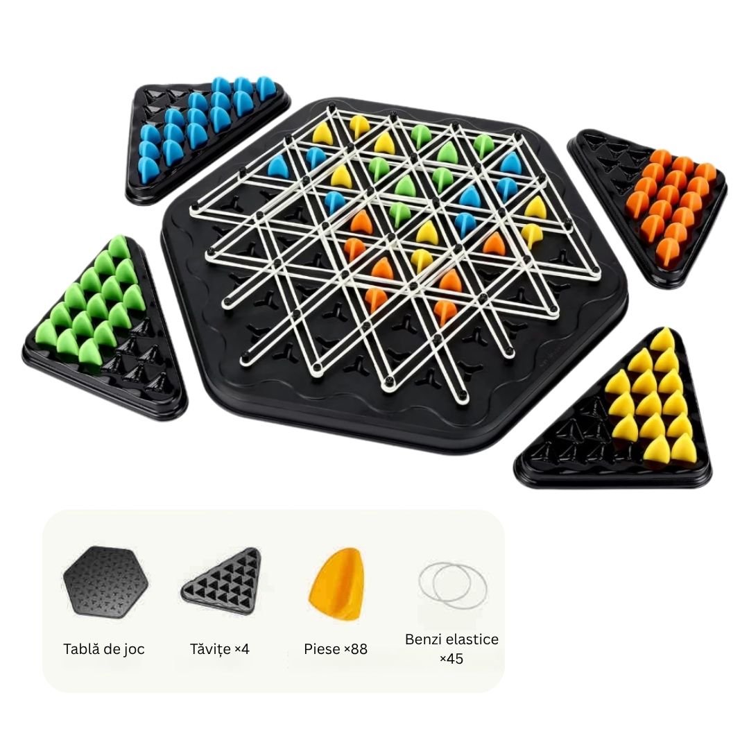 Joc de logică și strategie cu triunghiuri, 5 ani+