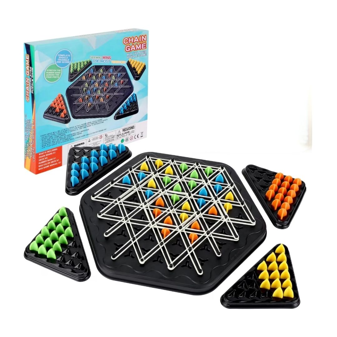 Joc de logică și strategie cu triunghiuri, 5 ani+