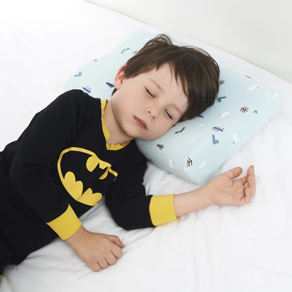 Perna pentru copii Toddler 24+ luni Albastra, Hipoalergenica, din spuma cu memorie