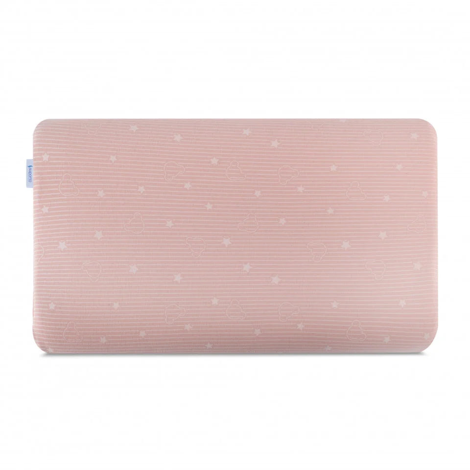 Perna pentru copii Toddler - Pattern Roz 24+ luni Hipoalergenica, din spuma cu memorie