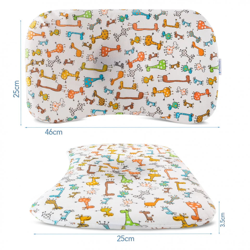 Perna ortopedica Baby pentru nou nascuti 8-24 luni | Multicolora cu animalute | impotriva plagiocefaliei