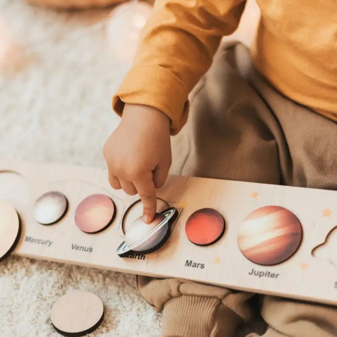 Puzzle astronomic, Soarele și cele 8 planete