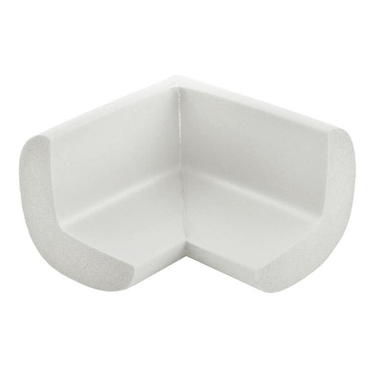 Set 4 Protecții pentru Colțuri - Spumă Moale, Alb, 5.5 x 5.5 x 3 cm