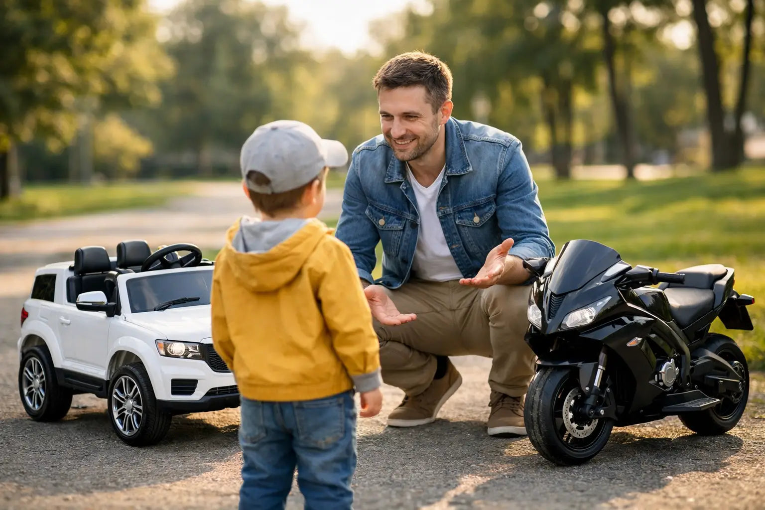 Cum alegi un vehicul electric pentru copii
