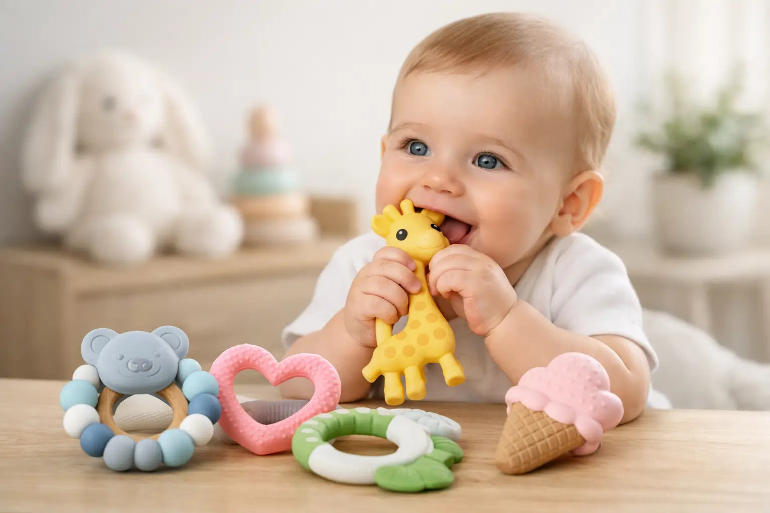 Cele mai utile jucării de dentiție pentru bebe
