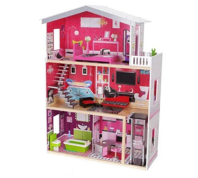 Casuta de basm Malibu Ecotoys 4118 - Bebeboo - Totul pentru copii. Jucării, Hăinuțe, Perne, Mobilier, Textile