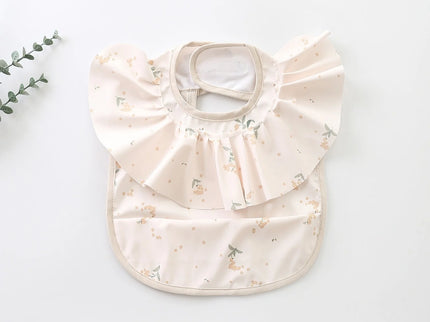 Bavetă impermeabilă pentru fetițe, Model 3 – Tiny Flowers, 12 - 36 luni, poliester
