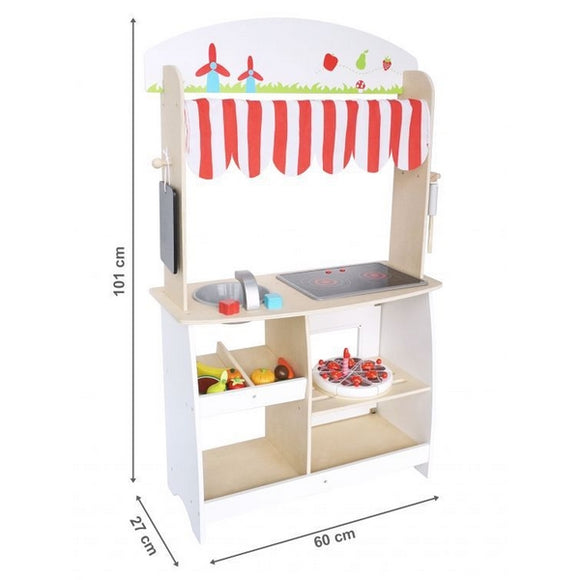 Bucatarie Ecotoys CA04063 + set accesorii