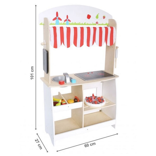 Bucatarie Ecotoys CA04063 + set accesorii