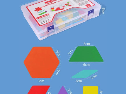 Atelierul de Forme geometrice din lemn și cartonașe, 3 ani+ - Bebeboo - Totul pentru copii. Jucării, Hăinuțe, Perne, Mobilier, Textile