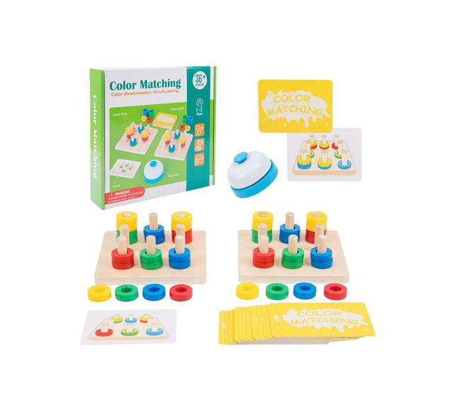Joc educativ de potrivire a culorilor, 1-2 jucători, 3 ani+ - Bebeboo - Totul pentru copii. Jucării, Hăinuțe, Perne, Mobilier, Textile