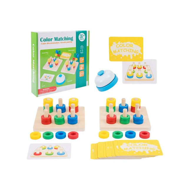 Joc educativ de potrivire a culorilor, 1-2 jucători, 3 ani+ - Bebeboo - Totul pentru copii. Jucării, Hăinuțe, Perne, Mobilier, Textile