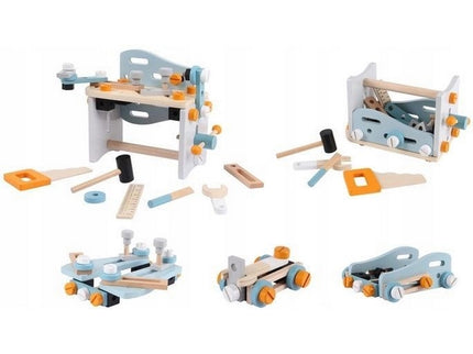 Set unelte constructii 52 piese Ecotoys