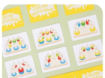 Joc educativ de potrivire a culorilor, 1-2 jucători, 3 ani+ - Bebeboo - Totul pentru copii. Jucării, Hăinuțe, Perne, Mobilier, Textile