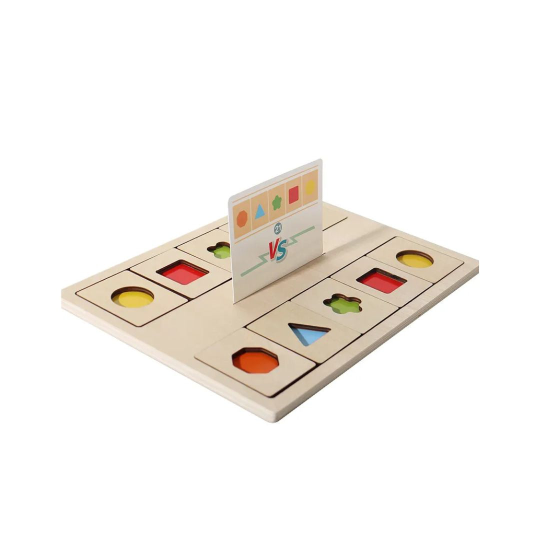 Puzzle interactiv de potrivire a Formelor și Culorilor, 3 ani+