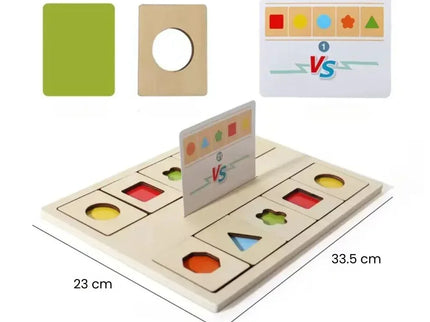 Puzzle interactiv de potrivire a Formelor și Culorilor, 3 ani+ - Bebeboo - Totul pentru copii. Jucării, Hăinuțe, Perne, Mobilier, Textile