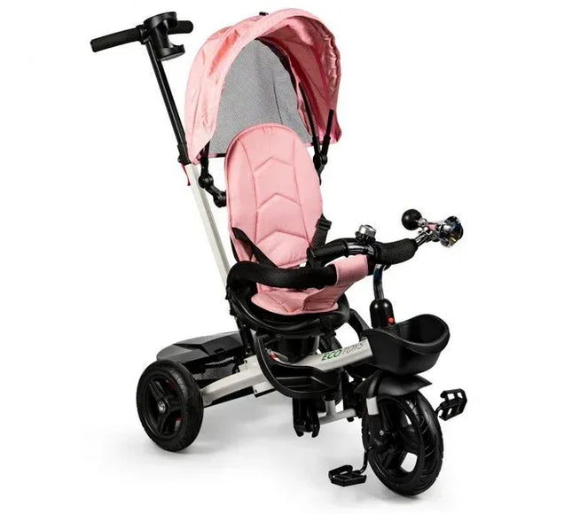 Tricicleta cu sezut reversibil Ecotoys JM-311 - Roz - Resigilat - Bebeboo - Totul pentru copii. Jucării, Hăinuțe, Perne, Mobilier, Textile