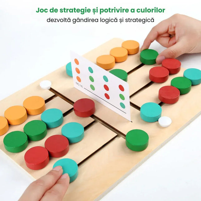 Joc de potrivire a culorilor, 1-2 jucători, 3 ani+ - Bebeboo - Totul pentru copii. Jucării, Hăinuțe, Perne, Mobilier, Textile
