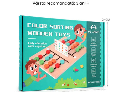 Joc de potrivire a culorilor, 1-2 jucători, 3 ani+ - Bebeboo - Totul pentru copii. Jucării, Hăinuțe, Perne, Mobilier, Textile