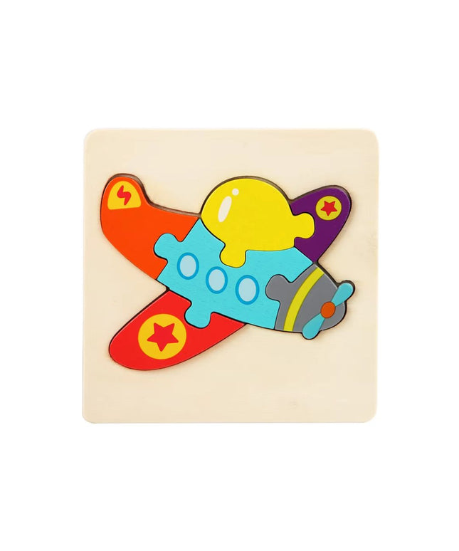 Puzzle Educaționale din lemn – Forme și Animale