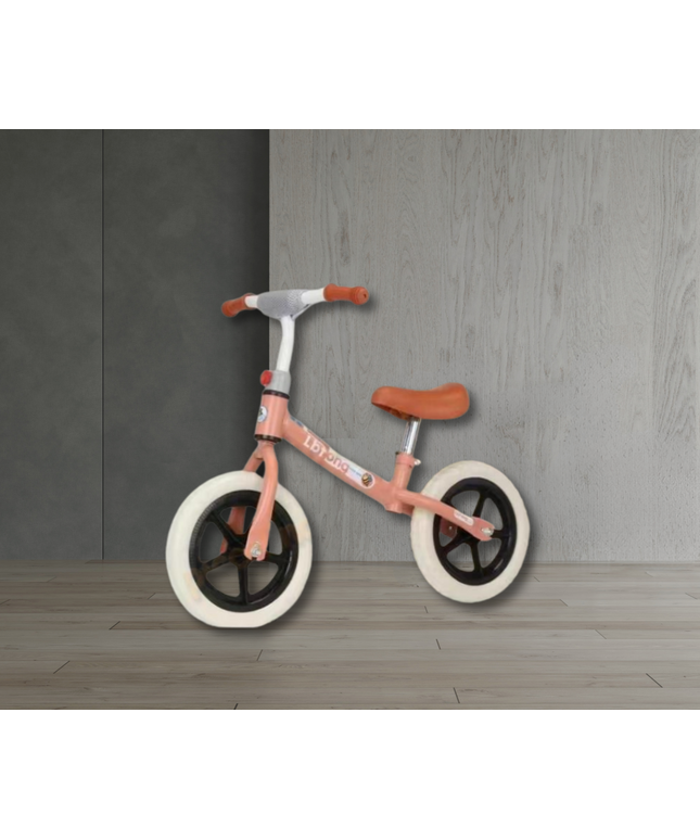 Bicicletă de echilibru Balance Extra Roz, Roti din spuma EVA