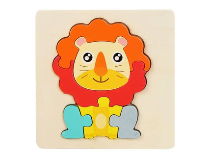 Puzzle Educaționale din lemn – Forme și Animale - Bebeboo - Totul pentru copii. Jucării, Hăinuțe, Perne, Mobilier, Textile