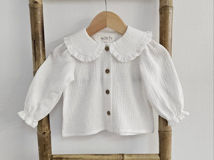Camasa alba din muselina - Bebeboo - Totul pentru copii. Jucării, Hăinuțe, Perne, Mobilier, Textile