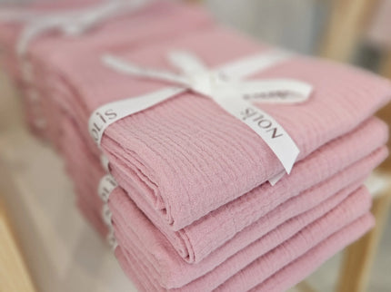 Paturica Roz Din Muselina - Bebeboo - Totul pentru copii. Jucării, Hăinuțe, Perne, Mobilier, Textile