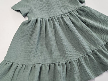 Rochita verde fetite muselina - Bebeboo - Totul pentru copii. Jucării, Hăinuțe, Perne, Mobilier, Textile