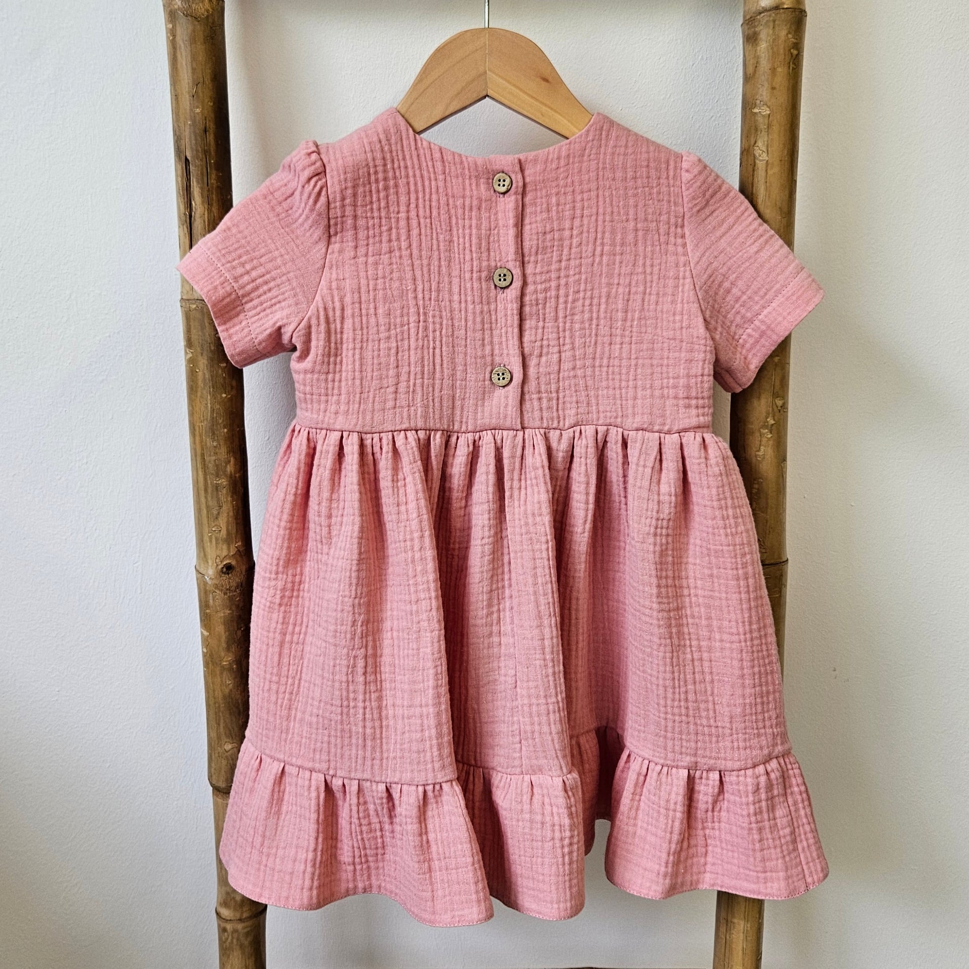 Rochita roz fetite muselina