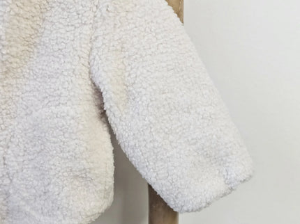 Geaca Alba Cu Blanita - Bebeboo - Totul pentru copii. Jucării, Hăinuțe, Perne, Mobilier, Textile